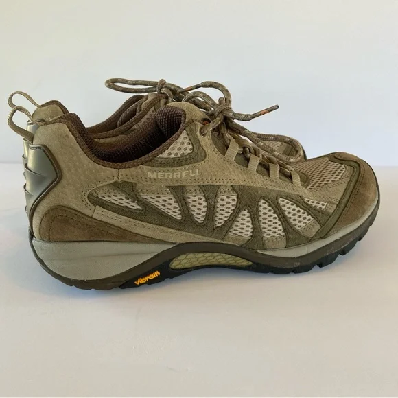 Merrell Siren Ventilator Desert Sage Women’s Lace Up Hiking Shoes size 9 - Picture 1 of 9